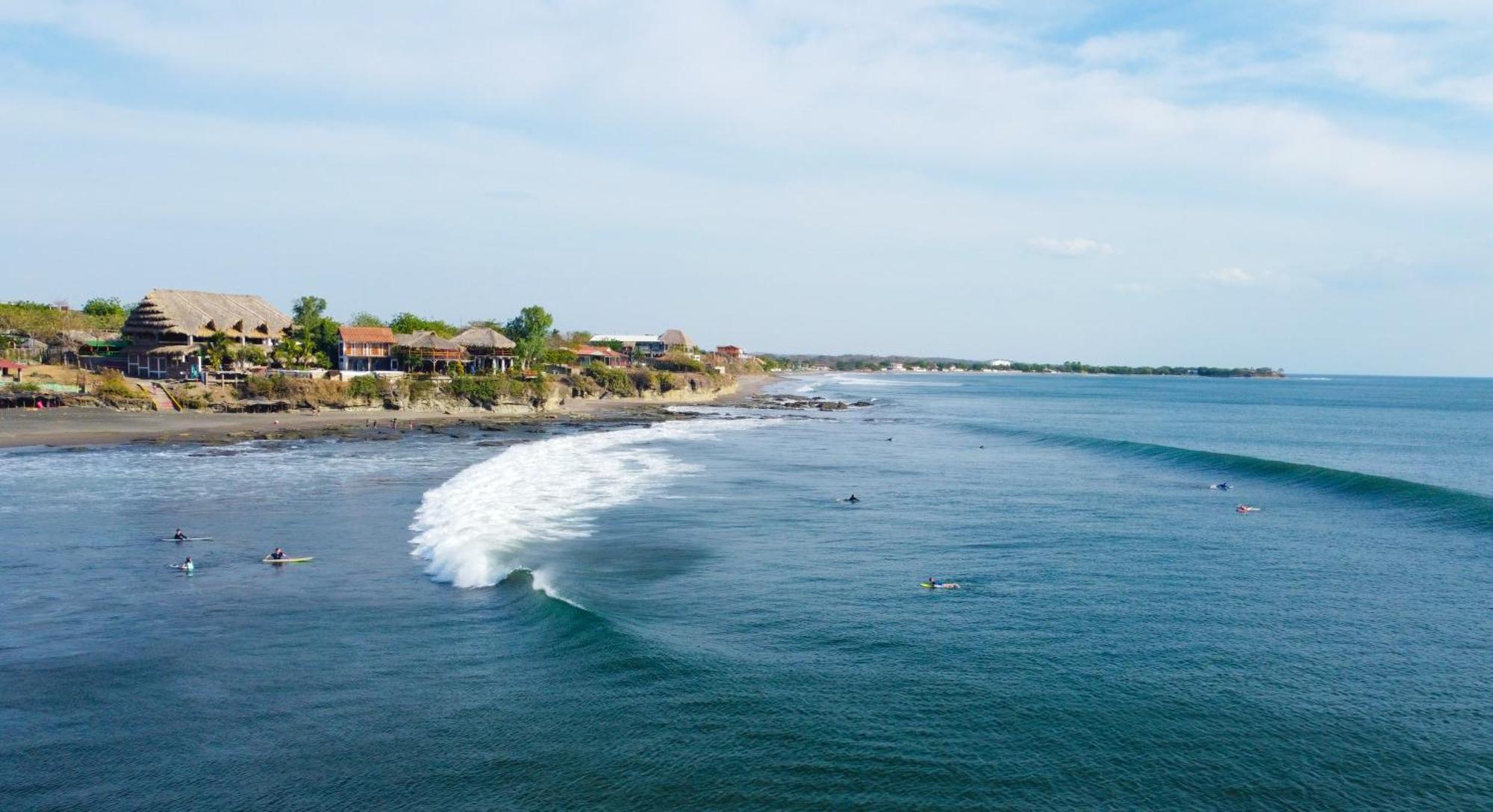 Villa Miramar Surfcamp Puerto Sandino Esterno foto